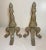 Pair Antique Ornate 19th Century Solid Cast Iron Claw Fireplace Andirons Set For Sale - Image 13 of 13