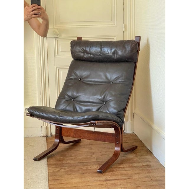 1970s Siesta Lounge Chair by Ingmar Relling for Westnofa, 1965 For Sale - Image 5 of 8