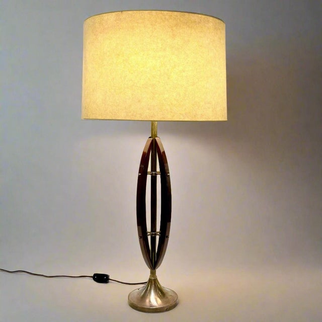 Mid-20 Century Pair of Modernist Architectural Table Lamps, Italy For Sale - Image 17 of 18