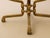 - dimensions: 140 cm x 81 cm x 46 cm height 55,12 inch x 31,88 x 18 inch brutalist bronze table with aquamarine art glass...