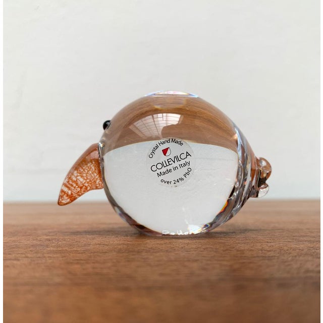 Vintage Italian Handmade Glass Bird from Collevilca, Italy For Sale - Image 6 of 15