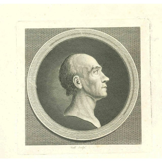 Portrait of a man is an original artwork realized by John Hall for Johann Caspar Lavater's "Essays on Physiognomy,...