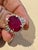 Ruby Red Oval 12 Carat Treated Ruby and 1 Carat Diamond 14 Karat Yellow Gold Ring For Sale - Image 8 of 18
