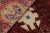 Textile Vintage Mid-Century Purple and Red Geometric Wool Rug With Multi-Color Accents For Sale - Image 7 of 7