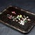 Vintage Zitan Wood Tray With Mother-of-Pearl "Magpie on Plum" Inlay For Sale In Los Angeles - Image 6 of 9