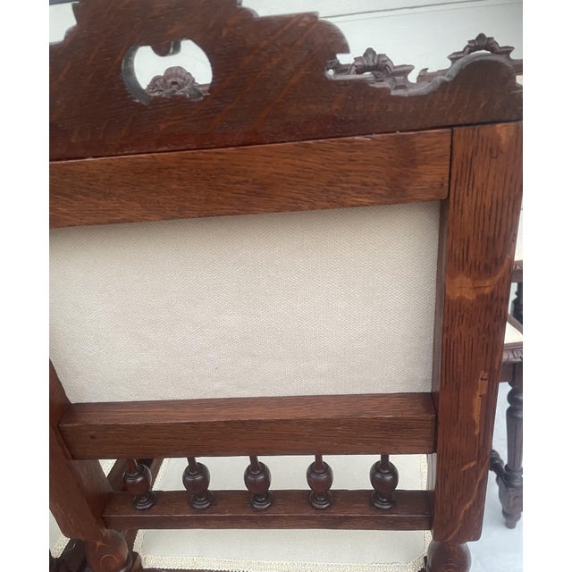 Neo-Renaissance Oak Chairs, 1900s, Set of 8 For Sale - Image 15 of 18