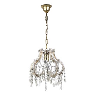 Vintage Chandelier in Metal, 1960s For Sale