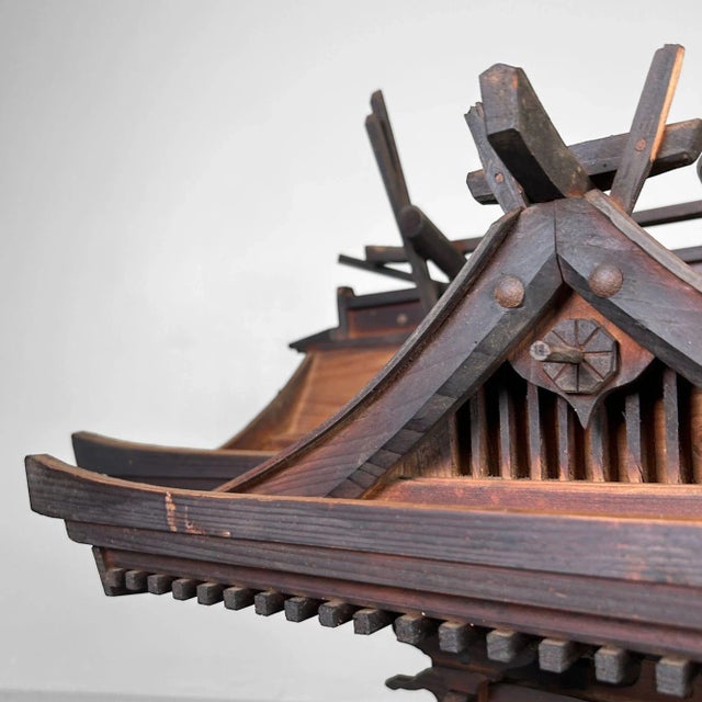 Black Meiji-Era Kamidana Japanese Shinto Shrine, 1890s For Sale - Image 8 of 18