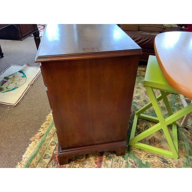 Wood 1980’s Chippendale Style Bachelors Chest For Sale - Image 7 of 10