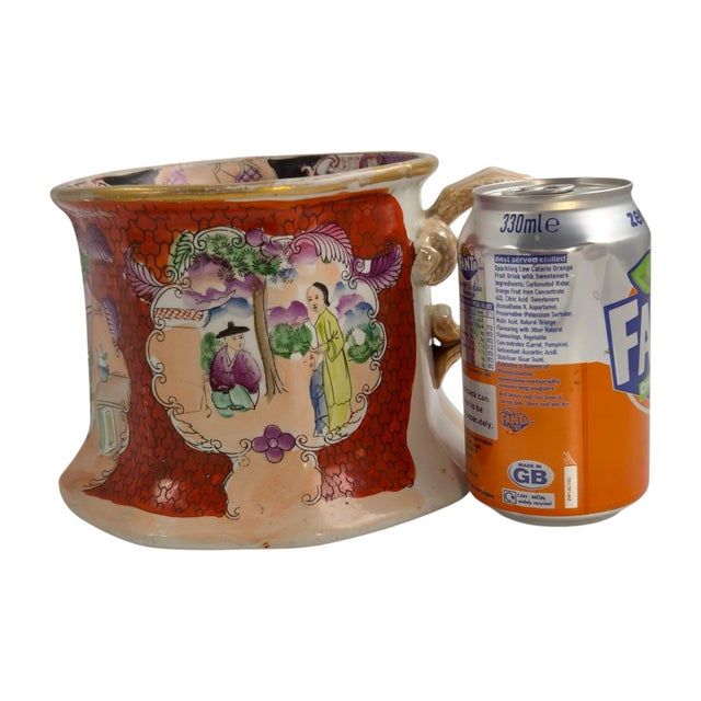 Red Scale Conversation Cider Mug with Hydra Handle from Mason's Patent Ironstone, 1820s For Sale - Image 15 of 16