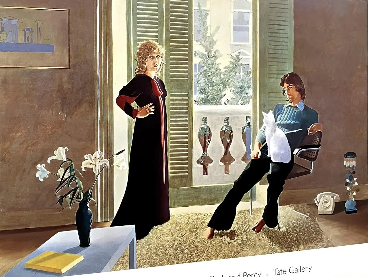 David Hockney Mr and Mrs Clark and Percy Original Tate Gallery