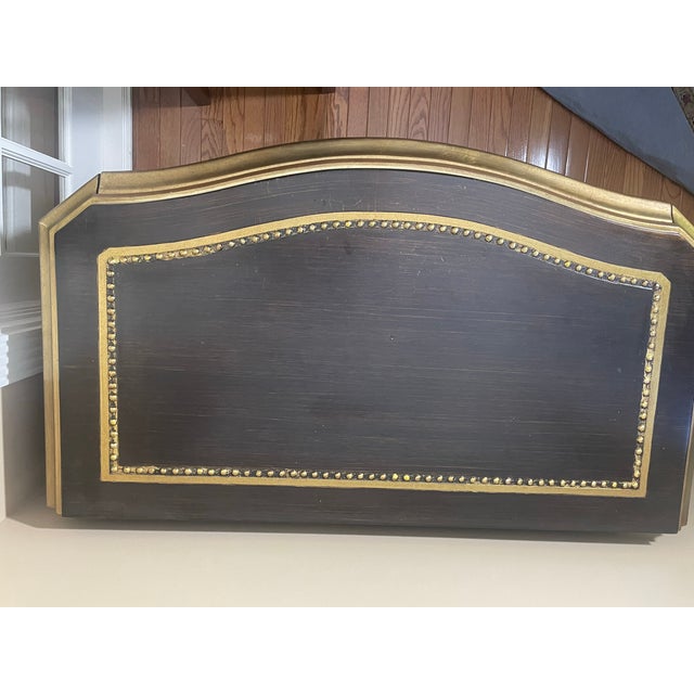 Late 20th Century Bombe Chest With Embossed Floral Panels, Gold Detail – Hollywood Regency Style For Sale In Baltimore - Image 6 of 10
