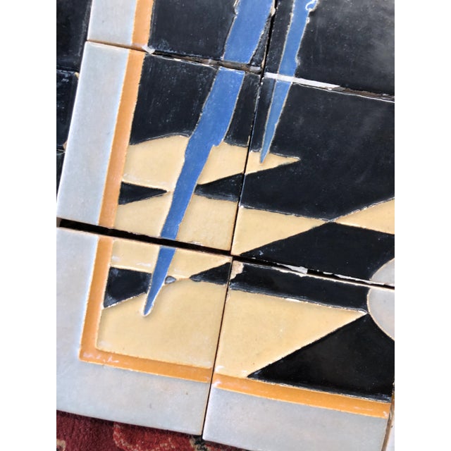 Art Deco 1920s Antique Claycraft Tile Company Mural For Sale - Image 3 of 13