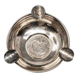 Mid 20th Century Sterling Silver Ash Receiver For Sale