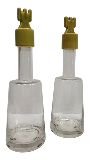 Crystal Decanters by Maison Les Héritiers for Roche Bobois, 2010s, Set of 2