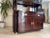 Wood Art Nouveau Credenza Bookcase For Sale - Image 7 of 18