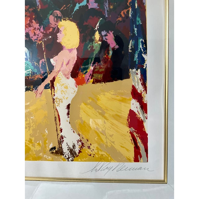 Leroy Neiman 1961 Leroy Neiman's Painting President Kennedy's Party For Sale - Image 4 of 5