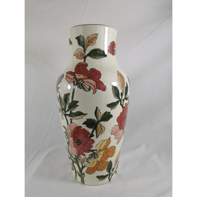 Large Ceramic Vase from Gien For Sale - Image 13 of 13