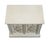Unique Furniture Italian Mediterranean Style Hollywood Regency 26" Cabinet Nightstand 7117 - Dorado White Finish For Sale - Image 9 of 13