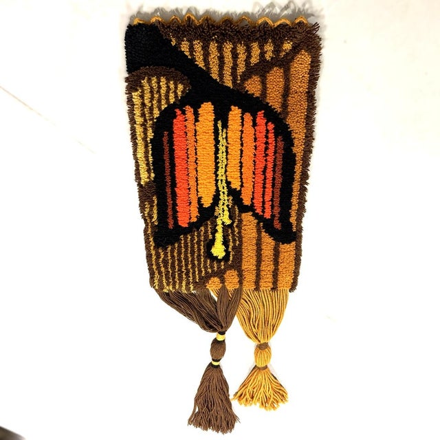 1970s Wool Tapestry Wall Hanging from Smyrnafix, 1970s For Sale - Image 5 of 10
