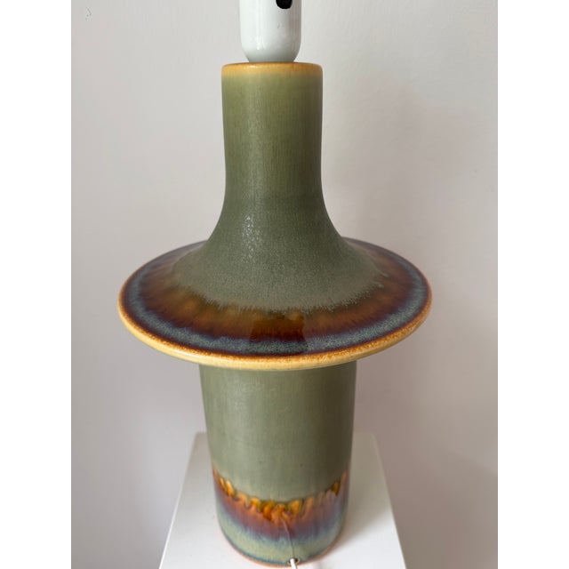 Vintage Danish Table Lamp by Einar Johansen for Søholm Stoneware, 1970s For Sale - Image 9 of 13