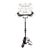 1800's Iron Adjustable Music Stand With Candle Holders For Sale