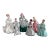 Pasadena Vintage Victorian Florence Ceramics Figurines Collection For Sale