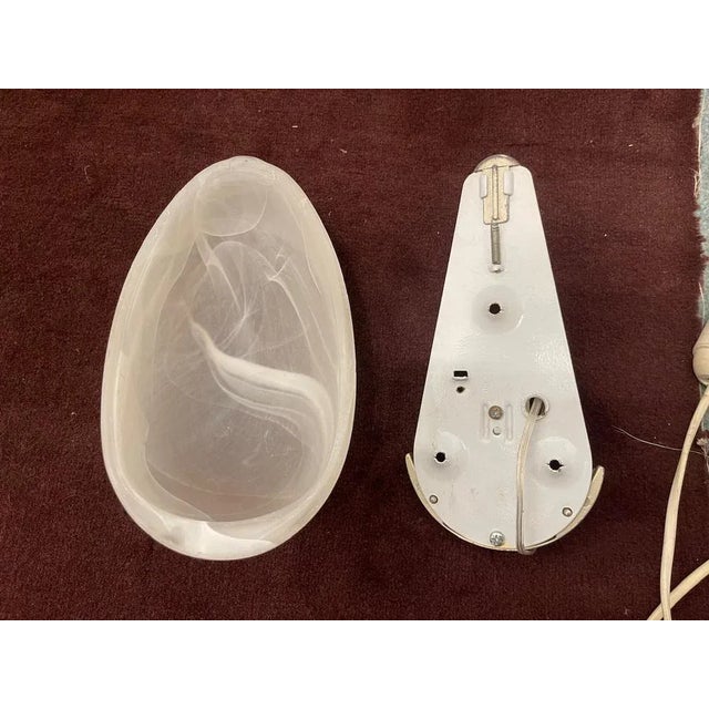 Marbled Glass Sconces, 1970s, Set of 2 For Sale - Image 4 of 8