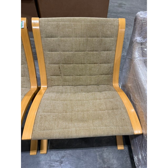 Beige 1940s Pair of 'Ax' Chairs Attributed to Peter Hvidt & Orla Mølgaard-Nielsen for Fritz Hansen For Sale - Image 8 of 10