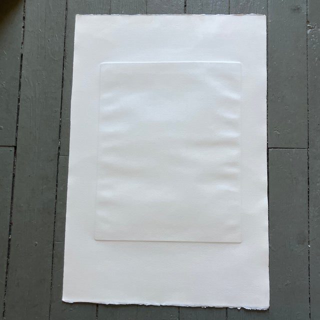 Folk Art 1970’s Original Surrealism Folk Art Female Nude Figure Etching For Sale - Image 3 of 3