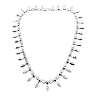 Bulgari White Gold Lucea Diamond Choker Necklace For Sale
