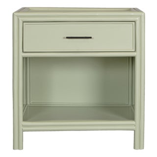 Capri End Table in Celery Green For Sale