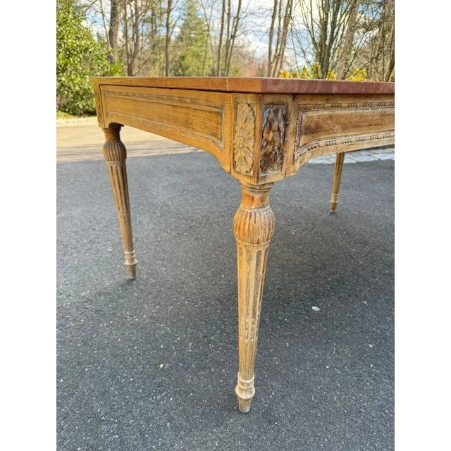Wood 19th Century Louis XVI Center Table For Sale - Image 7 of 9