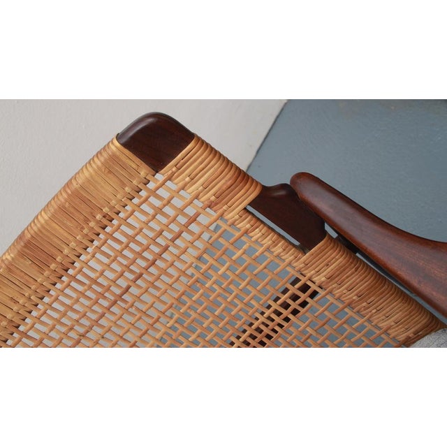 Brown Vintage Sofa in Teak by Hartmut Lohmeyer for Wilkhahn, 1955 For Sale - Image 8 of 16