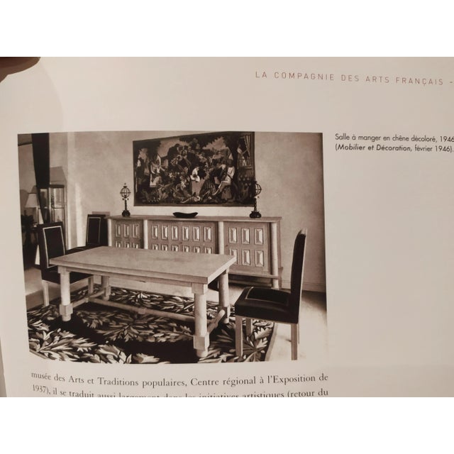 Oak Table by Jacques Adnet For Sale - Image 14 of 18