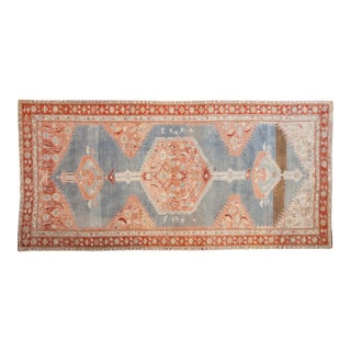 Antique Distressed Karabagh Rug Runner - 5'2" x 10'7" For Sale