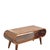 Not Yet Made - Made To Order Chestnut-Finish Mango Wood Scandinavian Coffee Table For Sale - Image 5 of 8