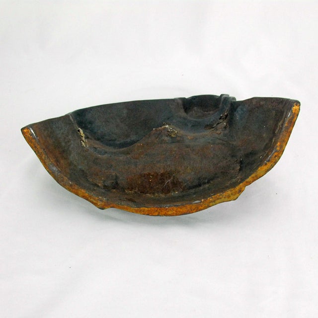 Metal Large Antique Cast Iron Cat Doorstop Heavy Circa 1900 For Sale - Image 7 of 7