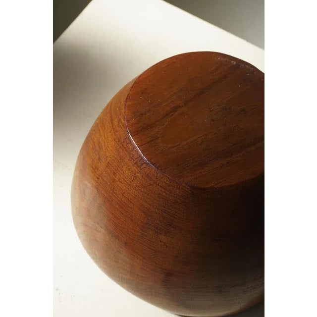 1960s Sculptural Teak Bowl, Denmark, 1960s For Sale - Image 5 of 8