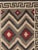 Brown Vintage Navajo Carpet, Oriental Rug, Handmade Wool Rug, Red, Black, Ivory, Bold For Sale - Image 8 of 17