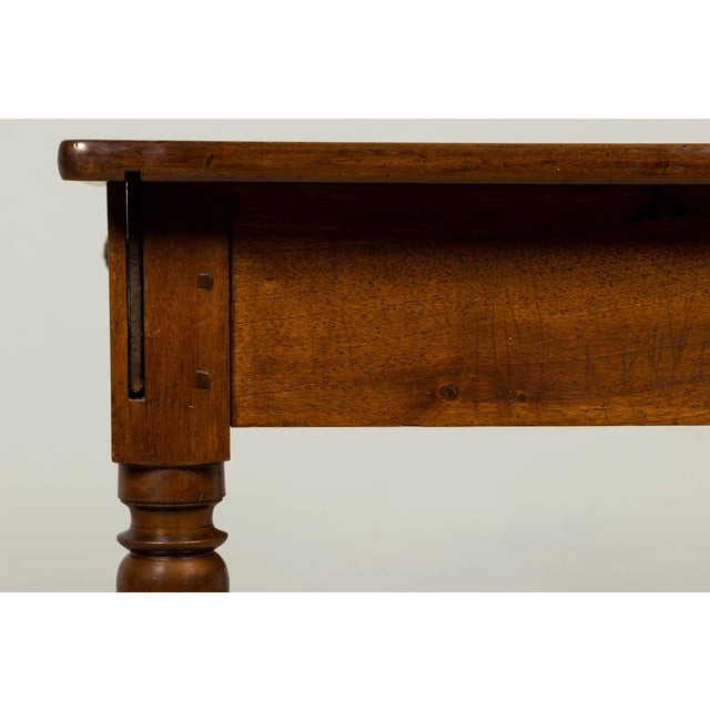 Mid-19th Century French Louis Philippe Walnut Writing Table For Sale - Image 15 of 18