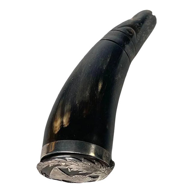 Early 19th Century Scottish Horn Snuff Mill For Sale