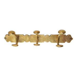 Contemporary Yellow Brass Wall Hanger