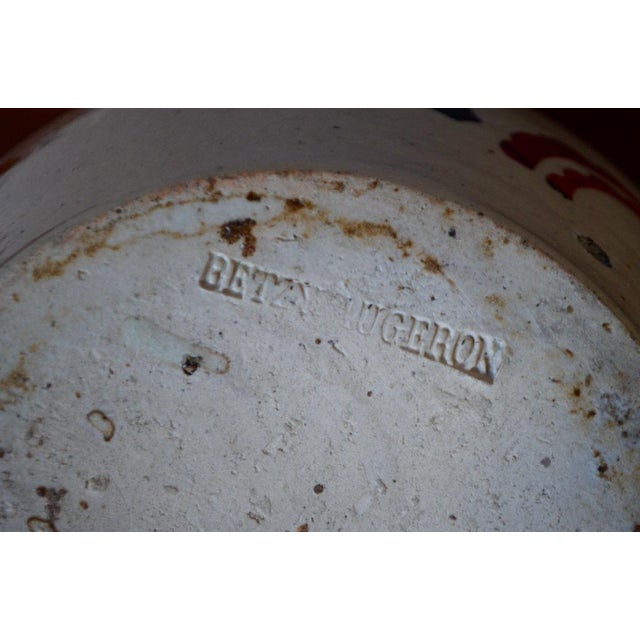 Large Art Deco Vase with Double Handles from Betzy Augeron, France, 1930s For Sale - Image 17 of 18