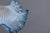 1930s French Art Deco Blue and White Opalescent Ruffled Glass Ceiling Light, 1930s For Sale - Image 5 of 18