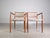 Mid-Century Modern Set of Chairs, 1980s, Set of 2 For Sale - Image 3 of 9
