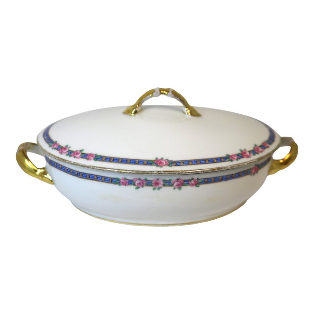 Late 19th, Early 20th Century Limoges for Wright, Tyndale & Van Roden Soup Tureen With Lid For Sale