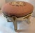 Vintage French Provincial Pink Needlepoint Footstool For Sale In Dallas - Image 6 of 11
