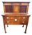Mid 20th Century Beautiful Inlaid Mahogany and Flame Mahogany Tambour Desk For Sale