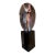 Vintage Dino Rosin Extremely Rare “The Warrior” Chalcedony Glass Sculpture For Sale